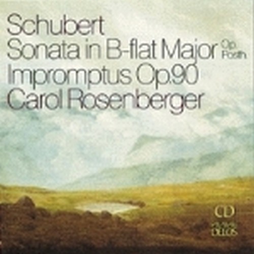 Sonata per pianoforte n.21 D960, Impromptus op.90 D899  SCHUBERT FRANZ
