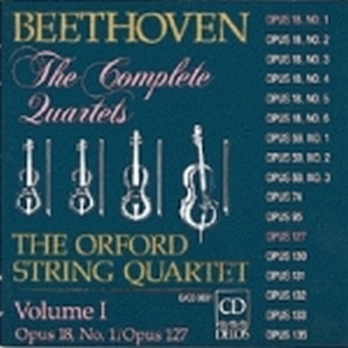 Integrale dei quartetti per archi vol.1: n.1 op.18, n.12 op.127  BEETHOVEN LUDWIG VAN