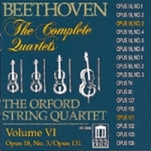 Integrale del quartetti per archi vol.6: n.3 op.18, n.14 op.131  BEETHOVEN LUDWIG VAN