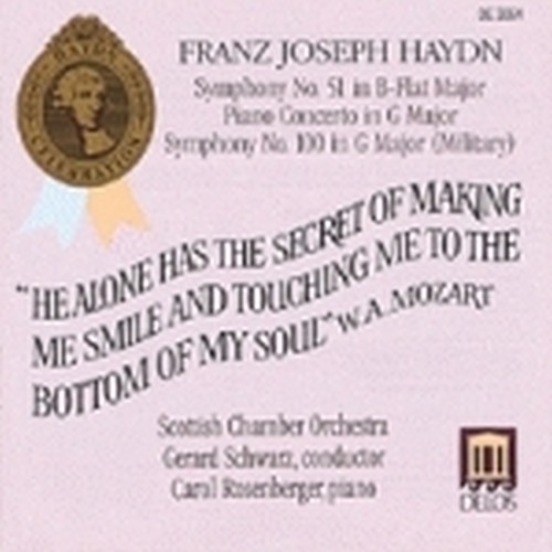 Sinfonia n.51, n.100 "Militare", Concerto per pianoforte Hob.XVIII:4  HAYDN FRANZ JOSEPH