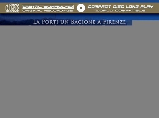 Firenze - Le più belle canzoni Fiorentine  VARI  