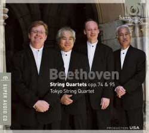Quartetto per archi n.10 op.74, n.11 op.95  BEETHOVEN LUDWIG VAN
