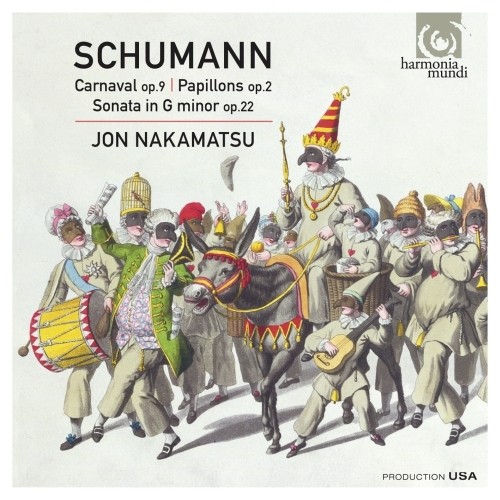 Sonata per pianoforte n.2 op.22, Papillons op.2, Carnaval op.9  SCHUMANN ROBERT