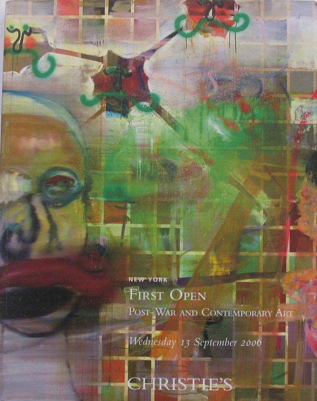 First Open. Post-War and Contemporary Art. Wednesday 13 september 2006