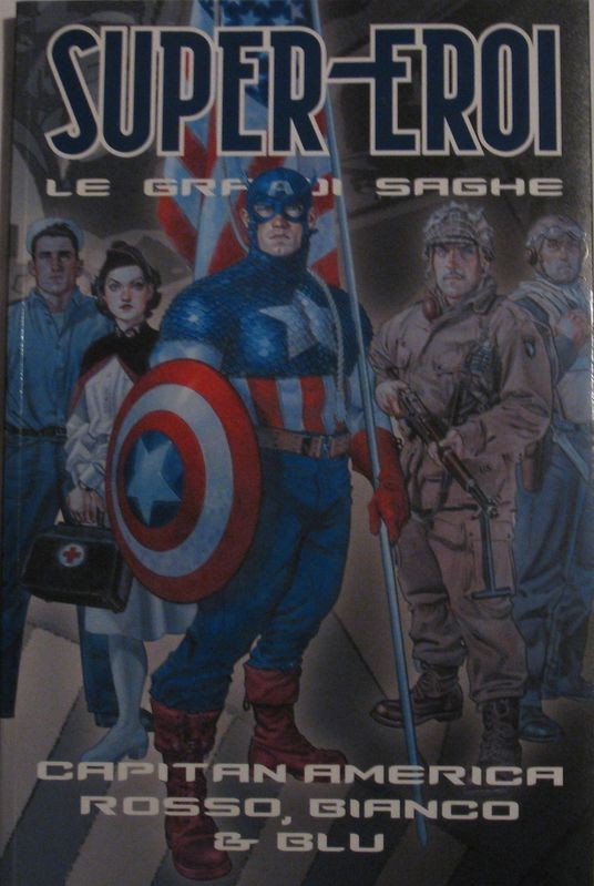 Super- Eroi. Le grandi saghe. Capitan America rosso, bianco & blu n°36
