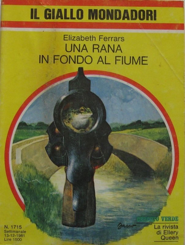 Una rana in fondo al fiume