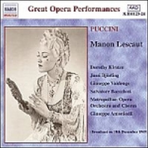 Manon Lescaut  PUCCINI GIACOMO