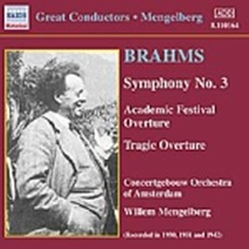 Sinfonia n.3, Sinfonia n.1 (terzo movimento), Ouverture tragica, Ouverture accad  BRAHMS JOHANNES