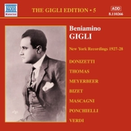 Gigli Edition Vol.5: New York 1927-28  GIGLI BENIAMINO