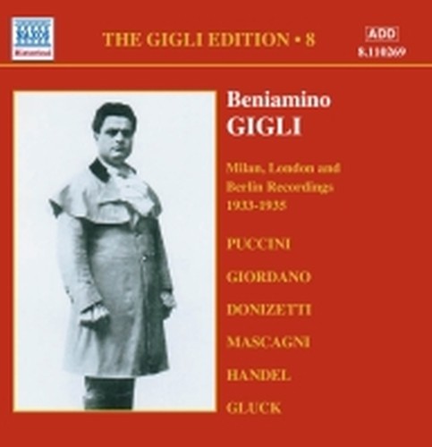 Gigli Edition Vol.8: Milano, Londra e Berlino 1933-1935  GIGLI BENIAMINO
