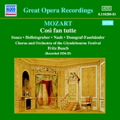 Così fan tutte  MOZART WOLFGANG AMADEUS