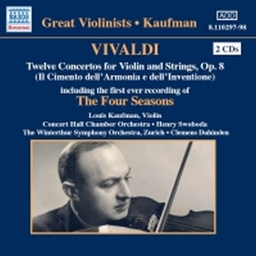 4 Stagioni, Concerti per violino op.8 "Il Cimento dell'armonia e dell'invenzione  VIVALDI ANTONIO