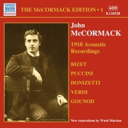 Edition Vol.1: the 1910 acoustic Recordings  McCORMACK JOHN