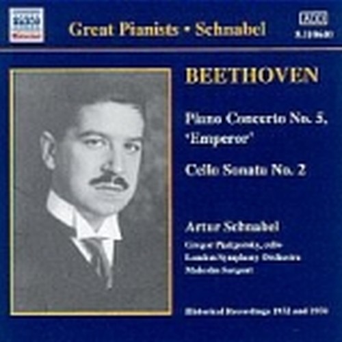Concerto x pf n.5 op.73 "Imperatore", Sonata x vlc n.2 op.5  BEETHOVEN LUDWIG VAN