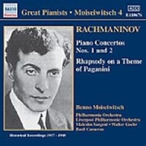 Concerto x pf n.1 op.1, n.2 op.18, Rapsodia Paganini  RACHMANINOV SERGEI