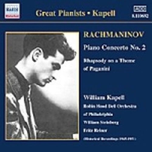 Concerto x pf n.2 op.18, Rapsodia su untema di Paganini op.43, Preludio op.3 n.  RACHMANINOV SERGEI