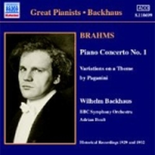 Concerto per pianoforte n.1 op.15, Variazioni Paganini op.35, Rapsodie op.79  BRAHMS JOHANNES