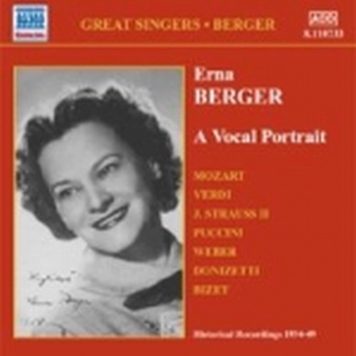 A Vocal Portrait  BERGER ERNA