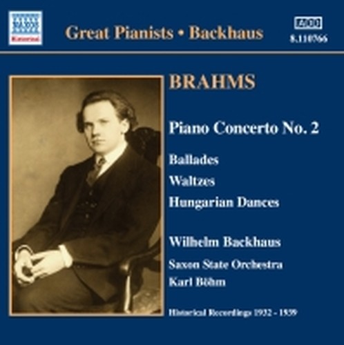 Concerto per pianoforte n.2, Ballate nn.1 e 2 op.10, Danze ungheresi, Valzer  BRAHMS JOHANNES