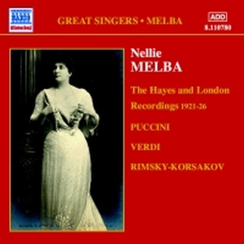 The Hayes and London Recordings 1921-1926  MELBA NELLIE
