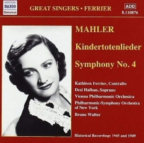 Sinfonia n.4, Kindertotenlieder  MAHLER GUSTAV