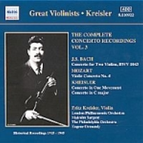 KREISLER FRITZ Vol.3  ORMANDY EUGENE Dir  