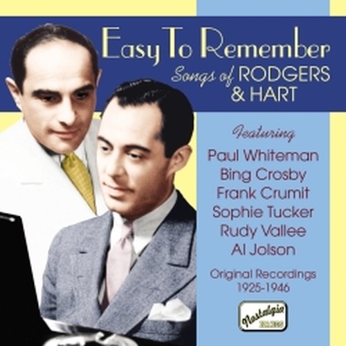 Easy To Remember - Songs of Richard Rodgers & Lorenz Hart  RODGERS RICHARD