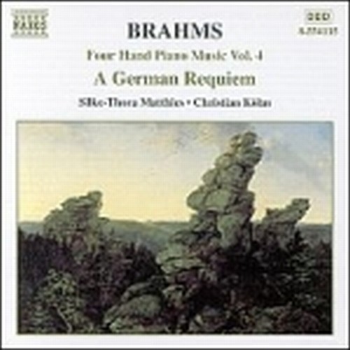 Opere x pf a 4 mani (integrale ) Vol.5:Requiem tedesco  BRAHMS JOHANNES