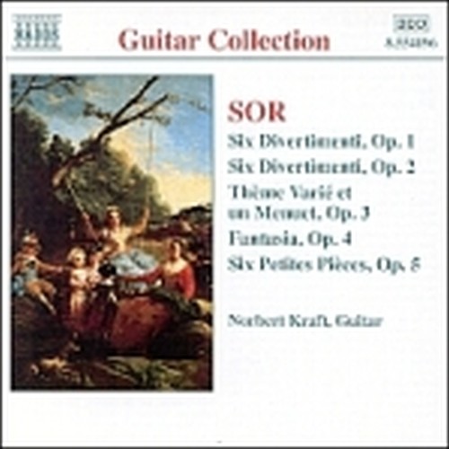 Divertimenti n.1 > n.6 op.1, 6 Divertimenti op.2, Theme varie' et un Menuet op.3  SOR FERNANDO