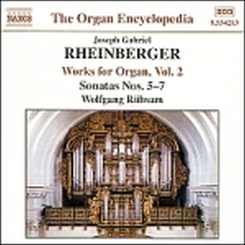 Opere x org (integrale) Vol.2: Sonata n.5 op.111, n.6 op.119, n.7 op.127  RHEINBERGER JOSEPH GABRIEL