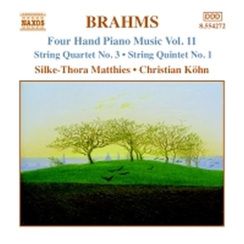 Opere per pianoforte a 4 mani (integrale), Vol.11  BRAHMS JOHANNES
