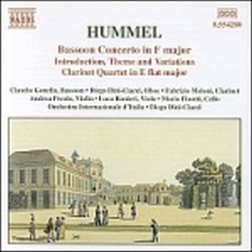 Concerto x fag, Introduzione,tema e vari  HUMMEL JOHANN NEPOMUK
