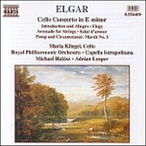 Concerto x vlc op.85, Introduzione e Allegro op.47, Elegy op.58, Serenata x arch  ELGAR EDWARD