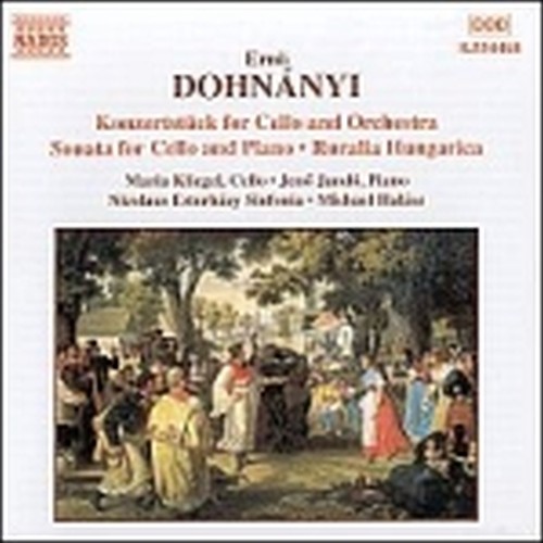 Sonata x vlc, Konzertstuck x vlc e orchestra, Ruralia Hungarica  DOHNÁNYI  ERNO
