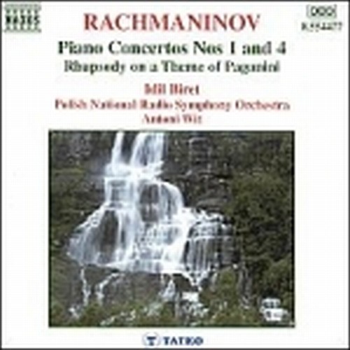 Concerto x pf n.1 op.1, n.4 op.40, Rapsodia su temi di Paganini op.43  RACHMANINOV SERGEI