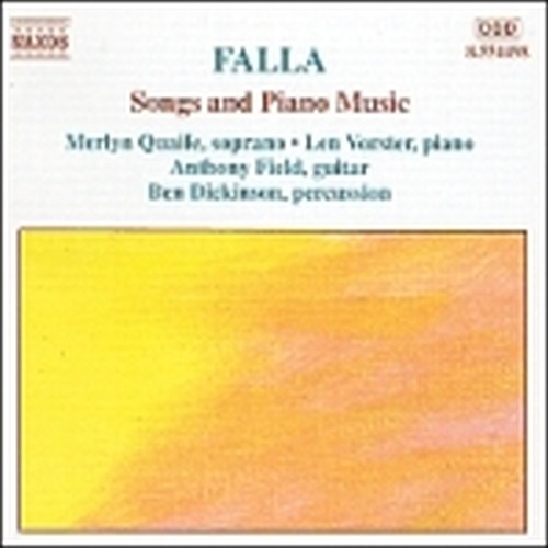 Lieder, Musica x pf  FALLA MANUEL DE