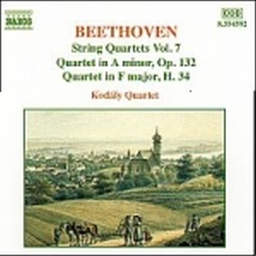 Quartetti x archi (integrale) Vol.7: Quartetti op.132, H 34 (trascr. della Sonat  BEETHOVEN LUDWIG VAN