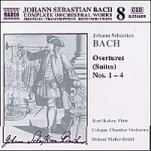 Opere x orchestra (integrale) Vol.8: Ouvertures nn.1 > n.4  BACH JOHANN SEBASTIAN