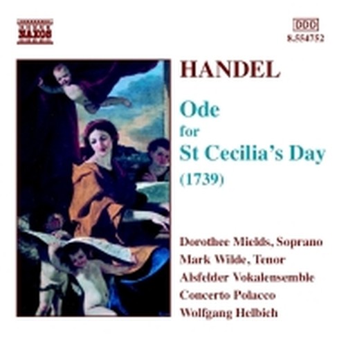 Ode  per il giorno di Santa Cecilia  HANDEL GEORG FRIEDRICH