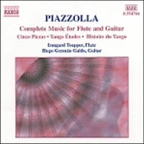 Histoire du Tango, Tango Etudes x fl solo, 5 Piezas x chit  PIAZZOLLA ASTOR