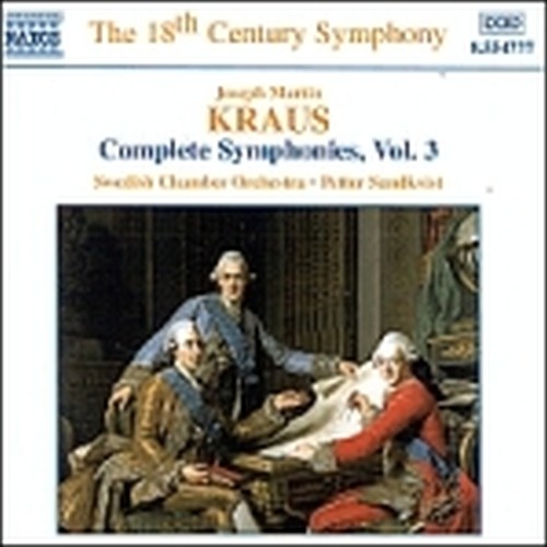 Sinfonie (integrale) Vol.3: Sinfonia VB140, 147, 148, 141  KRAUS JOSEPH MARTIN