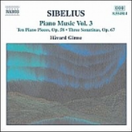 Opere x pf (integrale) Vol.3: 10 Pezzi op.58, 3 Sonatine op.67, 2 Rondini op.68  SIBELIUS JEAN