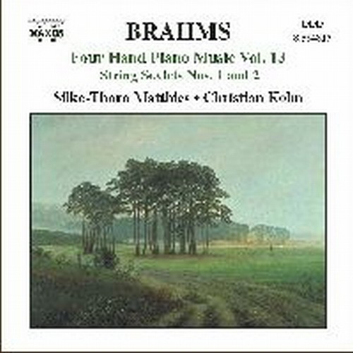 Opere per pianoforte a 4 mani (integrale), Vol.13  BRAHMS JOHANNES