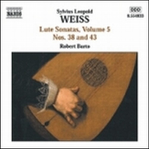 Sonate per liuto (integrale) Vol.5: Sonate nn.38 e 43  WEISS SILVIUS LEOPOLD