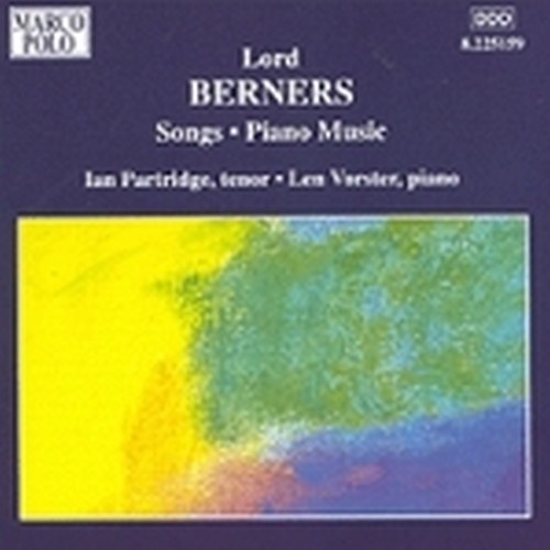 Lieder, opere per pianoforte  BERNERS LORD