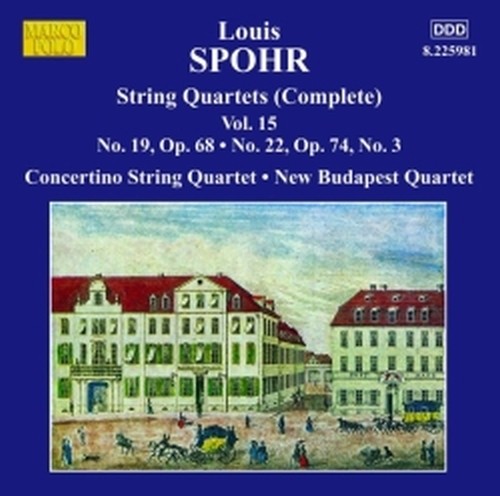 Quartetti per archi (Integrale) Vol. 15  SPOHR LOUIS