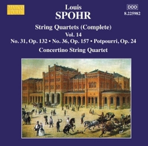 Quartetti per archi (integrale), Vol.14  SPOHR LOUIS