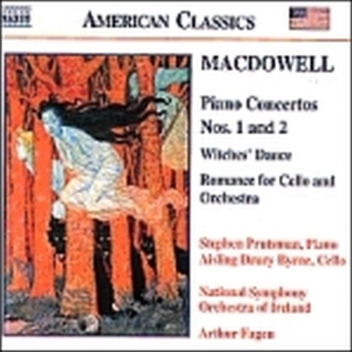Concerto x pf n.1 op.15, n.2 op.22, Hexentanz op.17 n.2, Romanza x vlc e orchest  MACDOWELL EDWARD