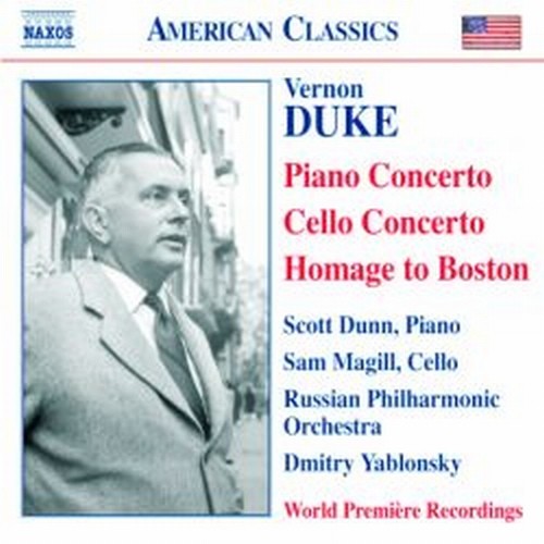 Concerto per pianoforte, Concerto per violoncello, Homage to Boston  DUKE VERNON