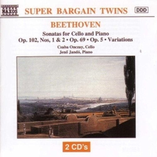 Sonata x vlc n.1 e n.2 op.102, op.69, n.1 e n.2 op.5, 12 Variazioni WoO 45 ee p.  BEETHOVEN LUDWIG VAN